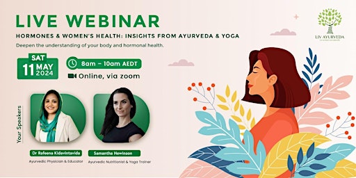 Hauptbild für Hormones & Women’s Health: Insights from Ayurveda & Yoga