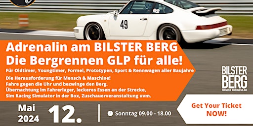 Zuschauer Tickets Bilster Berg  - Adrenalin die Berg GLP