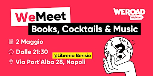 WeMeet | Books, Cocktails & Music  primärbild