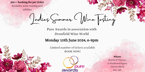 Primaire afbeelding van Ladies Summer Wine Tasting