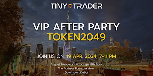 Imagem principal do evento TOKEN2049 VIP After Party by TinyTrader
