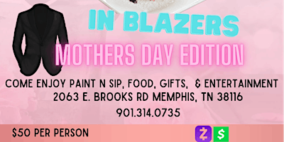 Primaire afbeelding van Mothers Day BRUNCH ON BROOKS IN  BLAZERS