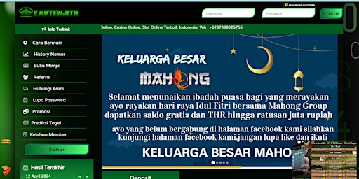Imagen principal de Kaptenjitu situs judi slot online terpercaya di indonesia