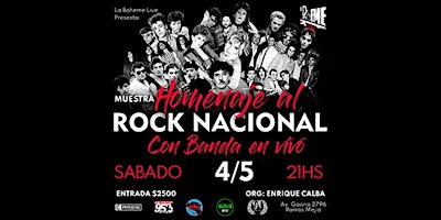 Hauptbild für MUESTRA HOMENAJE AL ROCK NACIONAL