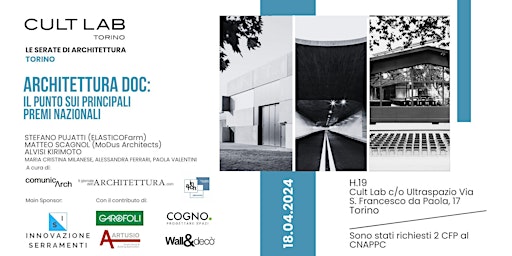 Hauptbild für LE SERATE DI ARCHITETTURA TORINO: Architettura DOC