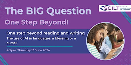Big Question: One step beyond reading and writing