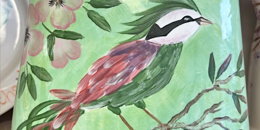 Imagem principal de Bird of paradise jug painting with Tracey