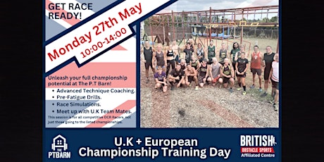 Imagem principal do evento 2024 TEAM U.K European and British Champs OCR Training Day