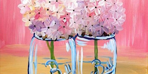 Primaire afbeelding van Spring-Time Hydrangea - Paint and Sip by Classpop!™