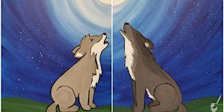 Paint Like the Wolves - Family Fun - Paint and Sip by Classpop!™