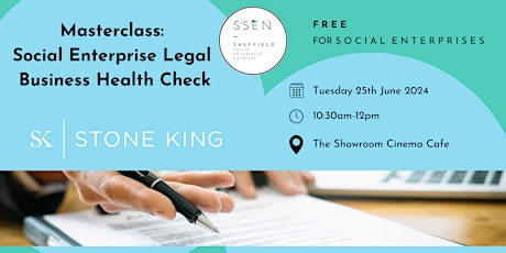 Masterclass: Social Enterprise Legal  Business Health Check