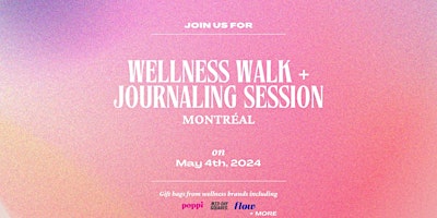 Primaire afbeelding van Wellness Walk + Journaling Session