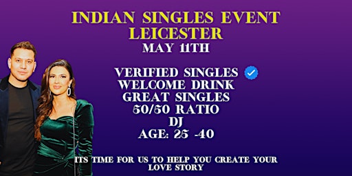 Verified Indian Singles Event Leicester  primärbild