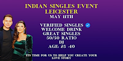 Imagem principal do evento Verified Indian Singles Event Leicester