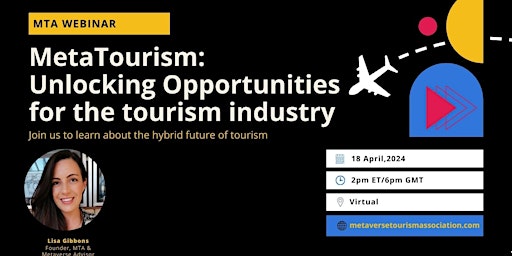 Imagen principal de Webinar: Unlocking Opportunities in the Metaverse for the Travel Industry