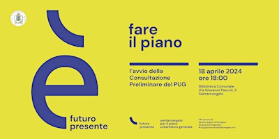 Imagem principal do evento fare il piano / 18.04.2024