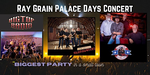 Ray Grain Palace Days Concert primary image
