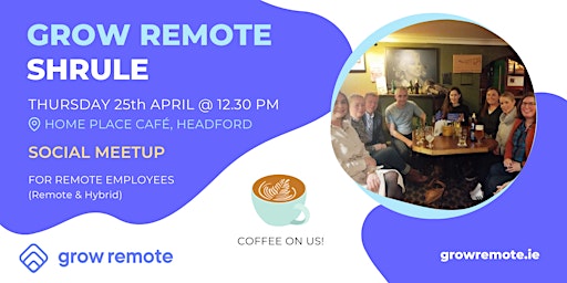 Primaire afbeelding van Social Meetup for Remote Workers - Grow Remote