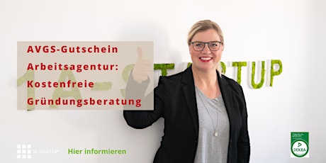 Gründercoaching  AVGS-Gutschein: Info Sprechstunde Existenzgründung primary image
