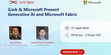 Microsoft  & iLink  Present : Generative AI and Microsoft Fabric