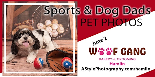 Imagem principal do evento Sports & Dog Dad's Day Pet Photos