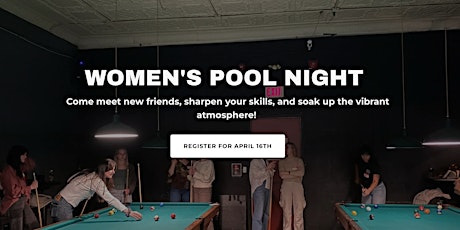 Women's Pool Night