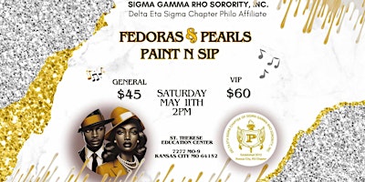 Primaire afbeelding van Paint and Sip - Fedoras and Pearls