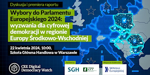 Hauptbild für PREMIERA RAPORTU: Wybory do Parlamentu Europejskiego a cyfrowa demokracja