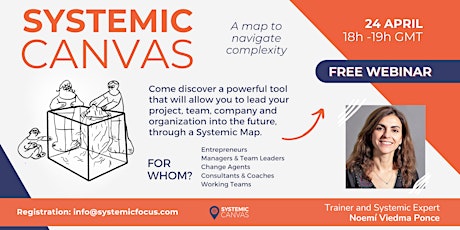 Free Webinar | Systemic Canvas: a map to navigate complexity