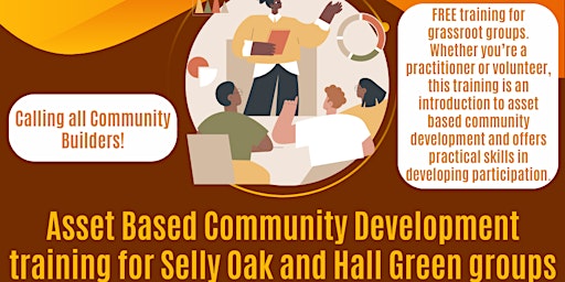 Immagine principale di Asset Based Community Development training for Central Birmingham groups 