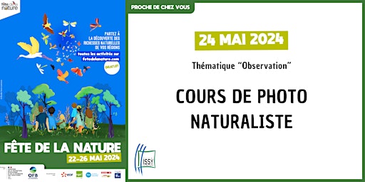 Primaire afbeelding van Fête de la Nature - Cours de photo naturaliste