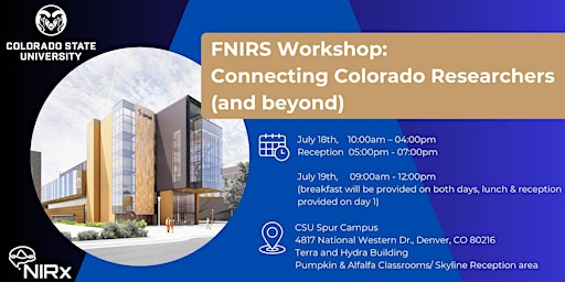 FNIRS Workshop @ CSU Spur: Connecting Colorado Researchers (and beyond) primary image