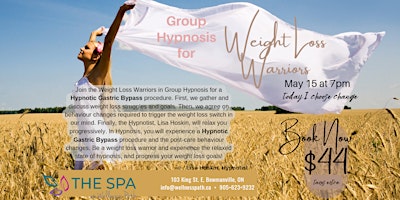 Imagem principal de Weight Loss Warriors - group hypnosis