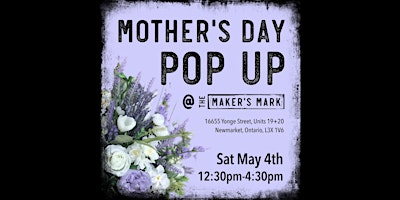 Mother’s Day Pop Up Market - May 4th primary image