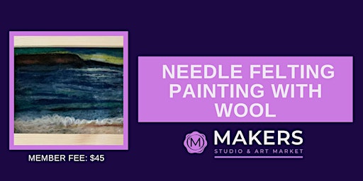 Primaire afbeelding van Needle Felting -Painting With Wool