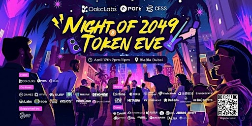 Imagem principal do evento Night Of 2049: Token Eve