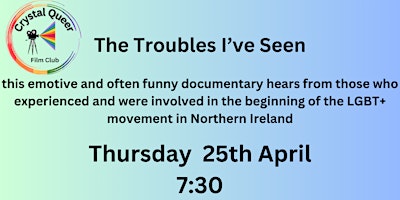 Imagem principal de Documentary Screening The Troubles I've Seen