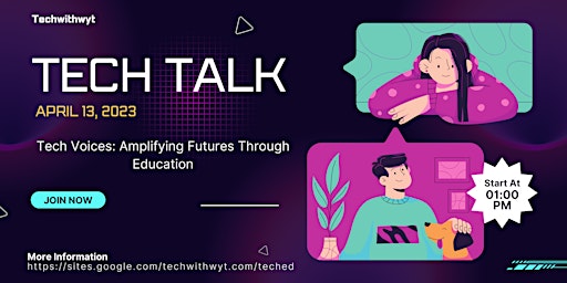 Imagem principal do evento Tech Voices: Amplifying Futures Through Education