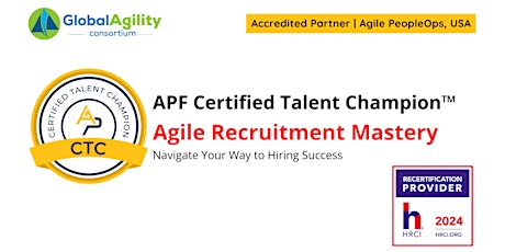APF Certified Talent Champion™ (APF CTC™)  | May 15-16, 2024