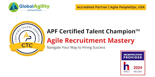 Imagen principal de APF Certified Talent Champion™ (APF CTC™)  | May 15-16, 2024