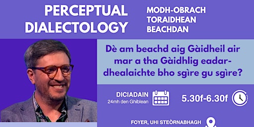 Perceptual Dialectology: Modh-obrach, Toraidhean, Beachdan primary image