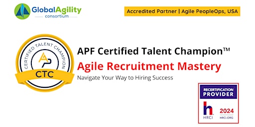 Primaire afbeelding van APF Certified Talent Champion™ (APF CTC™)  | Jun 12-13, 2024