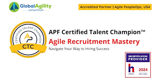 Primaire afbeelding van APF Certified Talent Champion™ (APF CTC™)  | Jun 19-20, 2024