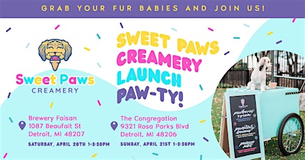 Sweet Paws Creamery Launch Paw-ty!