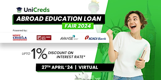 Primaire afbeelding van UniCreds Abroad Education Loan Fair - 2024 Intake
