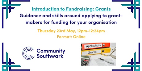 Introduction to Fundraising: Grants (23rd May) primary image