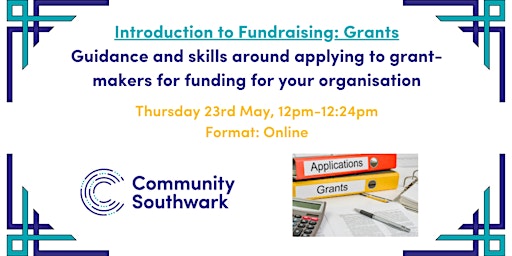 Hauptbild für Introduction to Fundraising: Grants (23rd May)