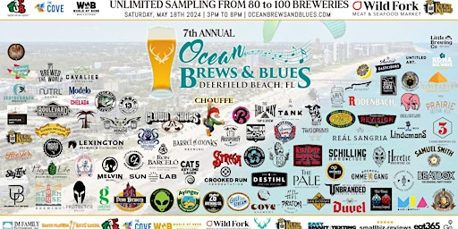 Immagine principale di 7th Annual Deerfield Beach Ocean Brews and Blues Beer Fest 