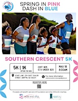 Primaire afbeelding van Spring in Pink Dash in Blue Southern Crescent 5K