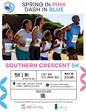 Spring in Pink Dash in Blue Southern Crescent 5K